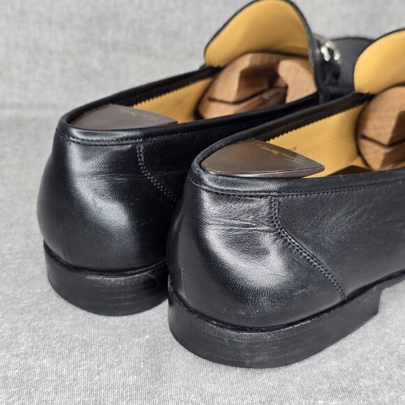 Magnanni Made In Spain Leather Driver Slip On Loafers Size 10 ($495 dollar MSRP) main image 6